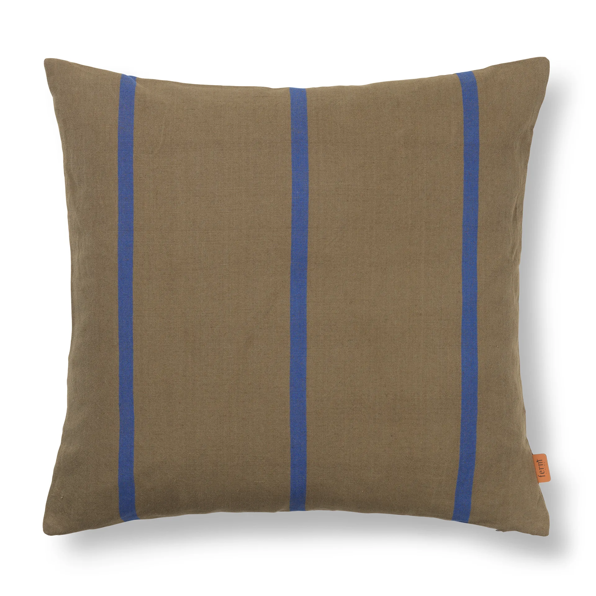 Grand cushion 50x50 cm, Olive-bright blue Ferm Living