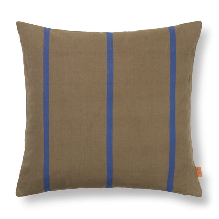 Grand cushion 50x50 cm - Olive-bright blue - ferm LIVING