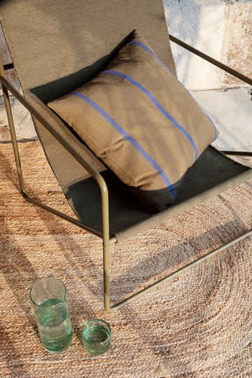Grand cushion 50x50 cm - Olive-bright blue - Ferm Living