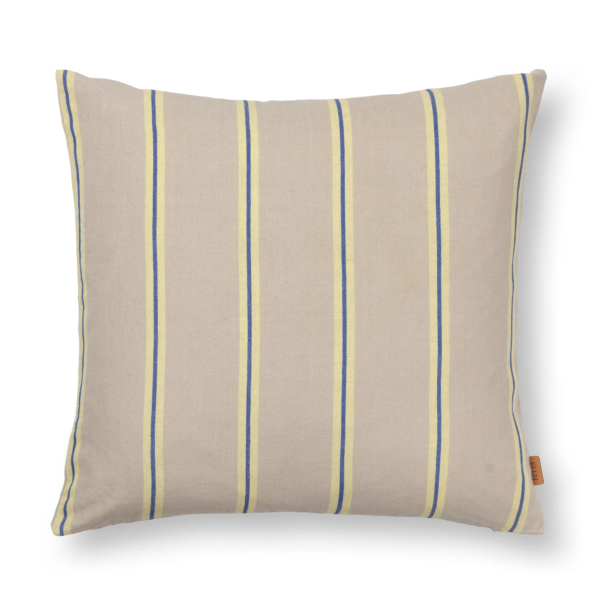Grand cushion 50x50 cm, Oyster-lemon-bright blue Ferm Living