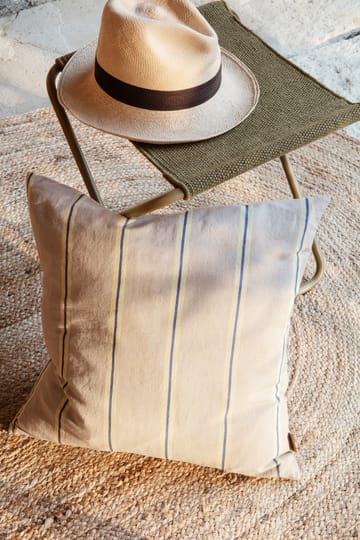 Grand cushion 50x50 cm - Oyster-lemon-bright blue - Ferm Living