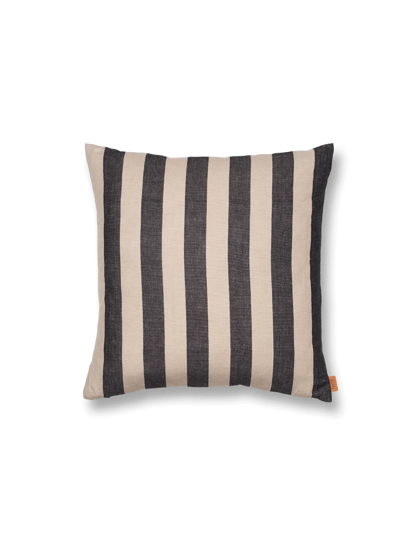 Grand pillowcase 50x50 cm, Sand-black Ferm Living