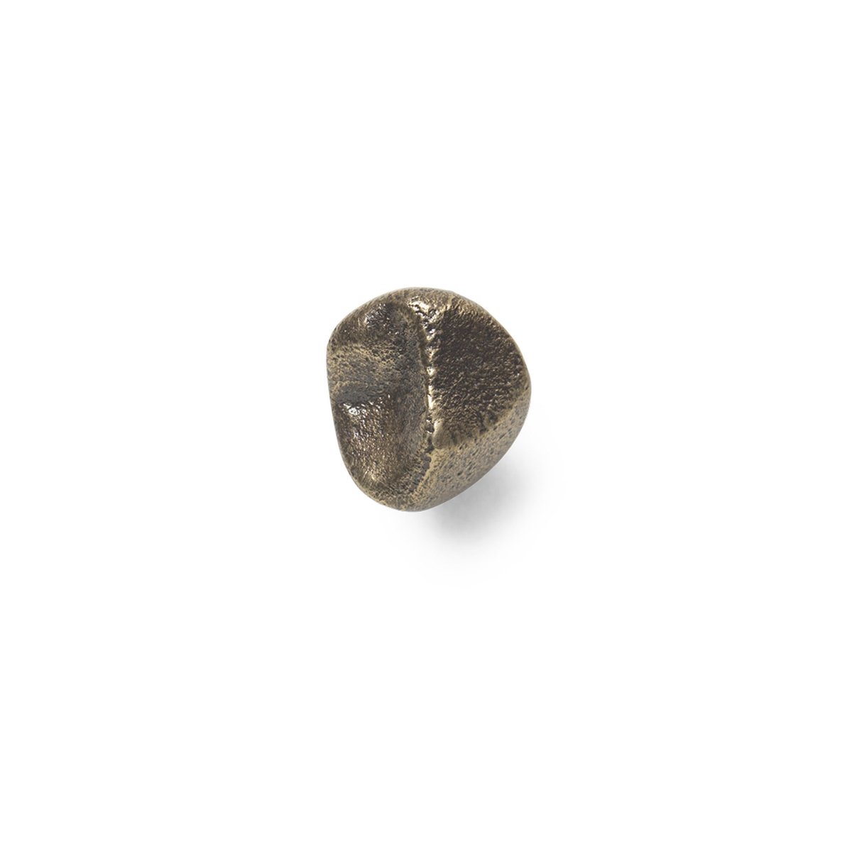 Ferm Living Gravel hook Antique Brass | Scandinavian Design | Clothes hooks & hangers | Gold-coloured
