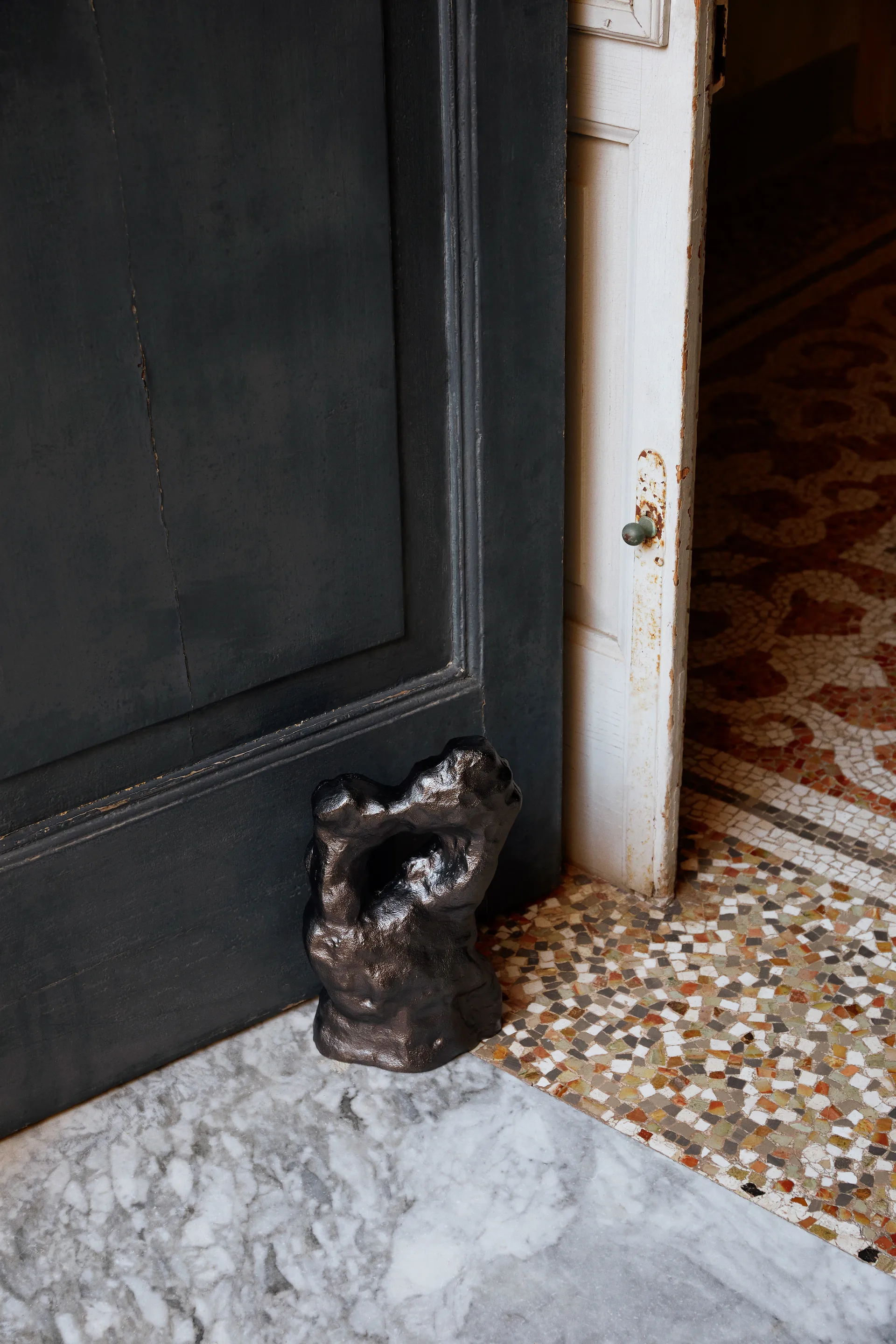 Grotto sculpture, Blackened Aluminium Ferm Living