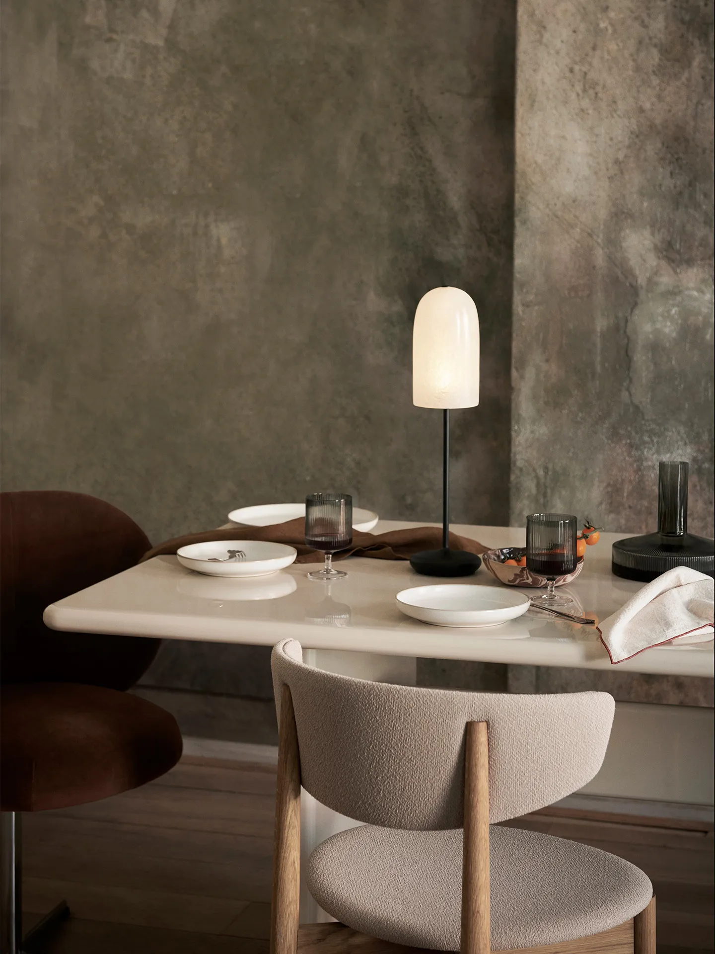 Gry table lamp, Black-Translucent Ferm Living