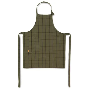 Hale apron - green-black - Ferm Living