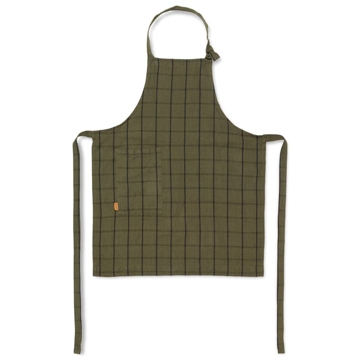 Hale apron - green-black - ferm LIVING