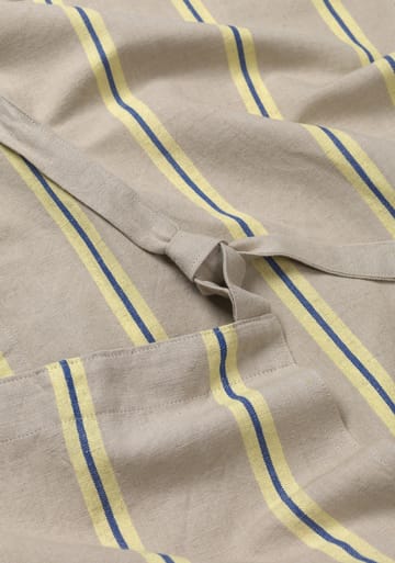 Hale apron - Oyster-lemon-bright blue - Ferm Living