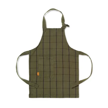 Hale children's apron - green-black - Ferm Living
