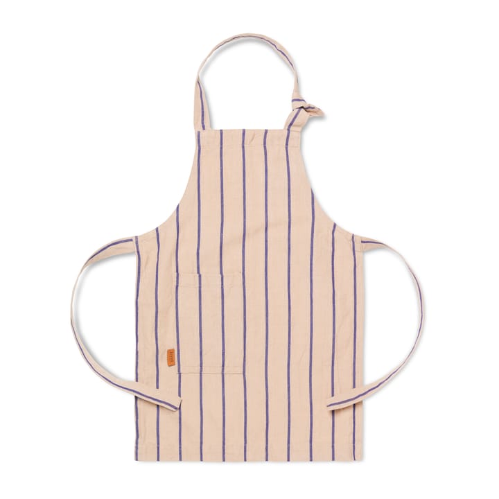 Hale children's apron - Pink-light blue - Ferm LIVING