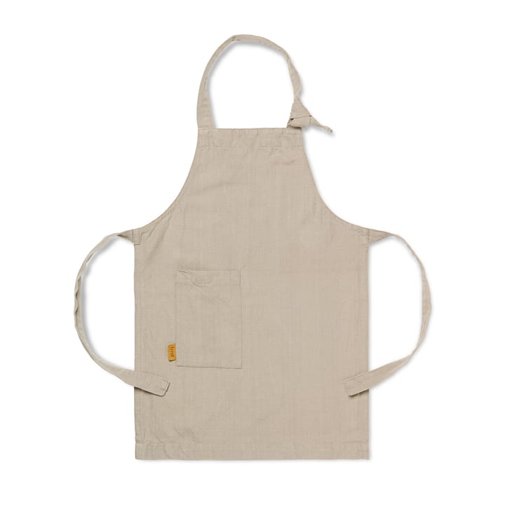 Hale children's apron - sand - Ferm LIVING