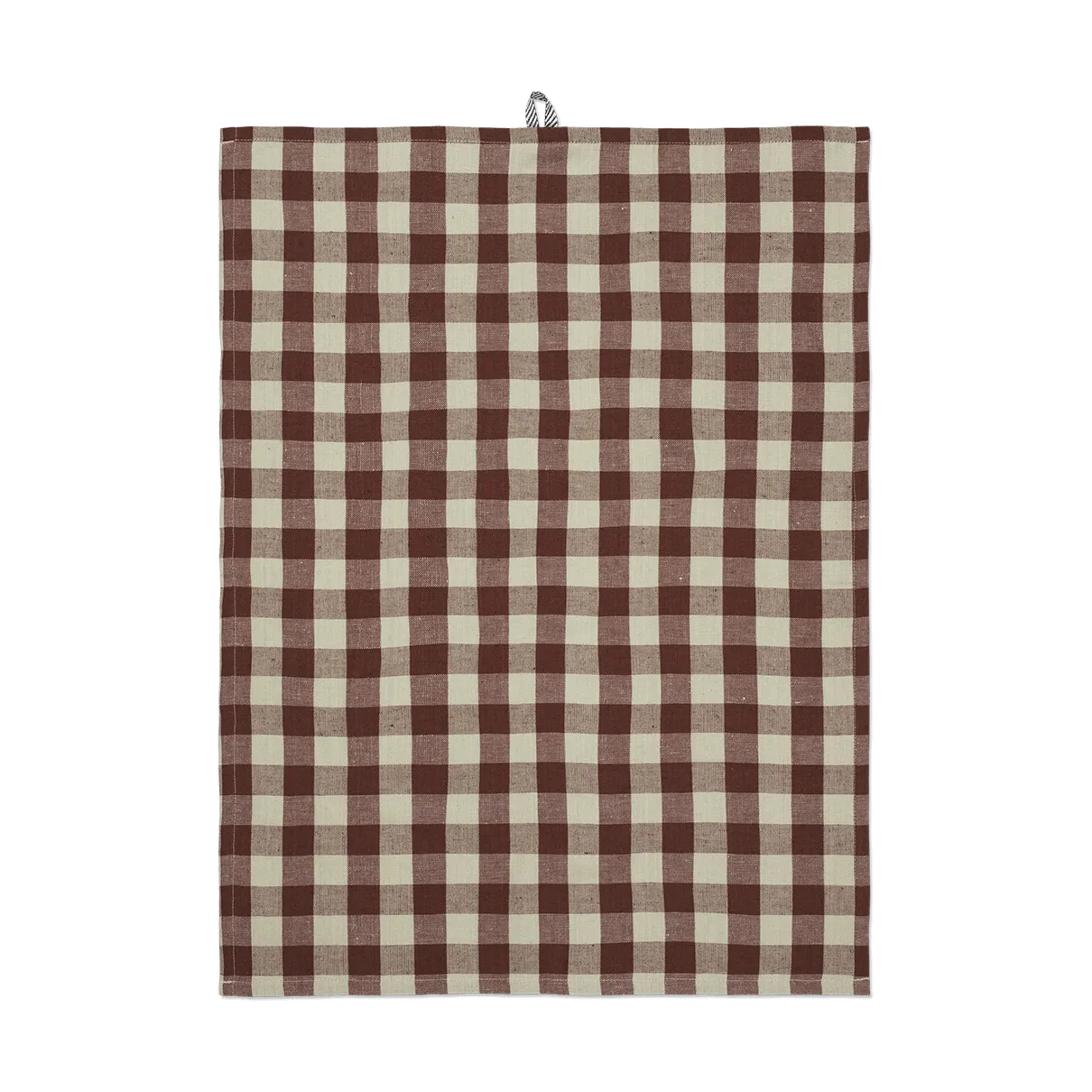 Ferm Living Hale kitchen towel 50x70 cm Cinnamon-grey green