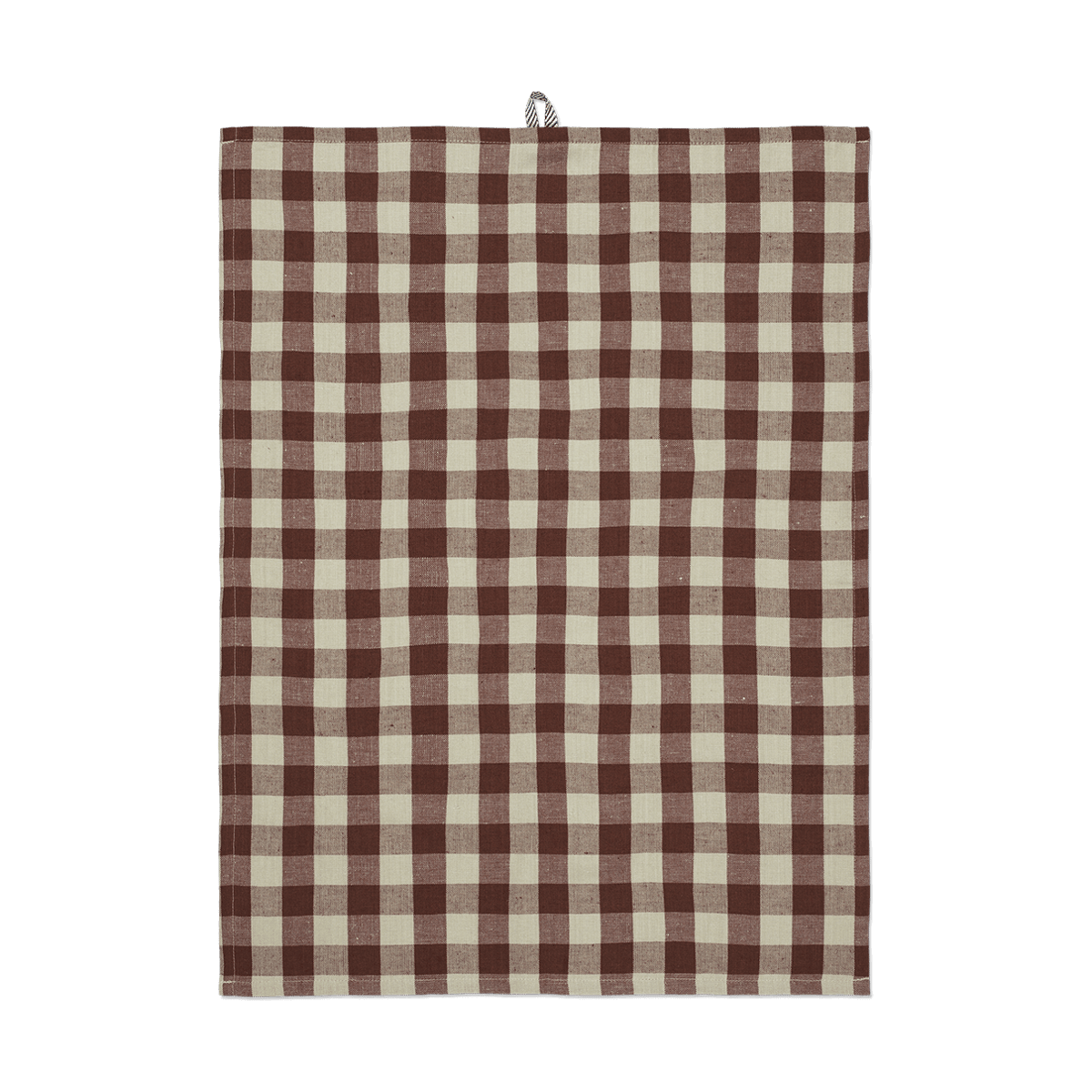 Ferm Living Hale kitchen towel 50x70 cm Cinnamon-grey green