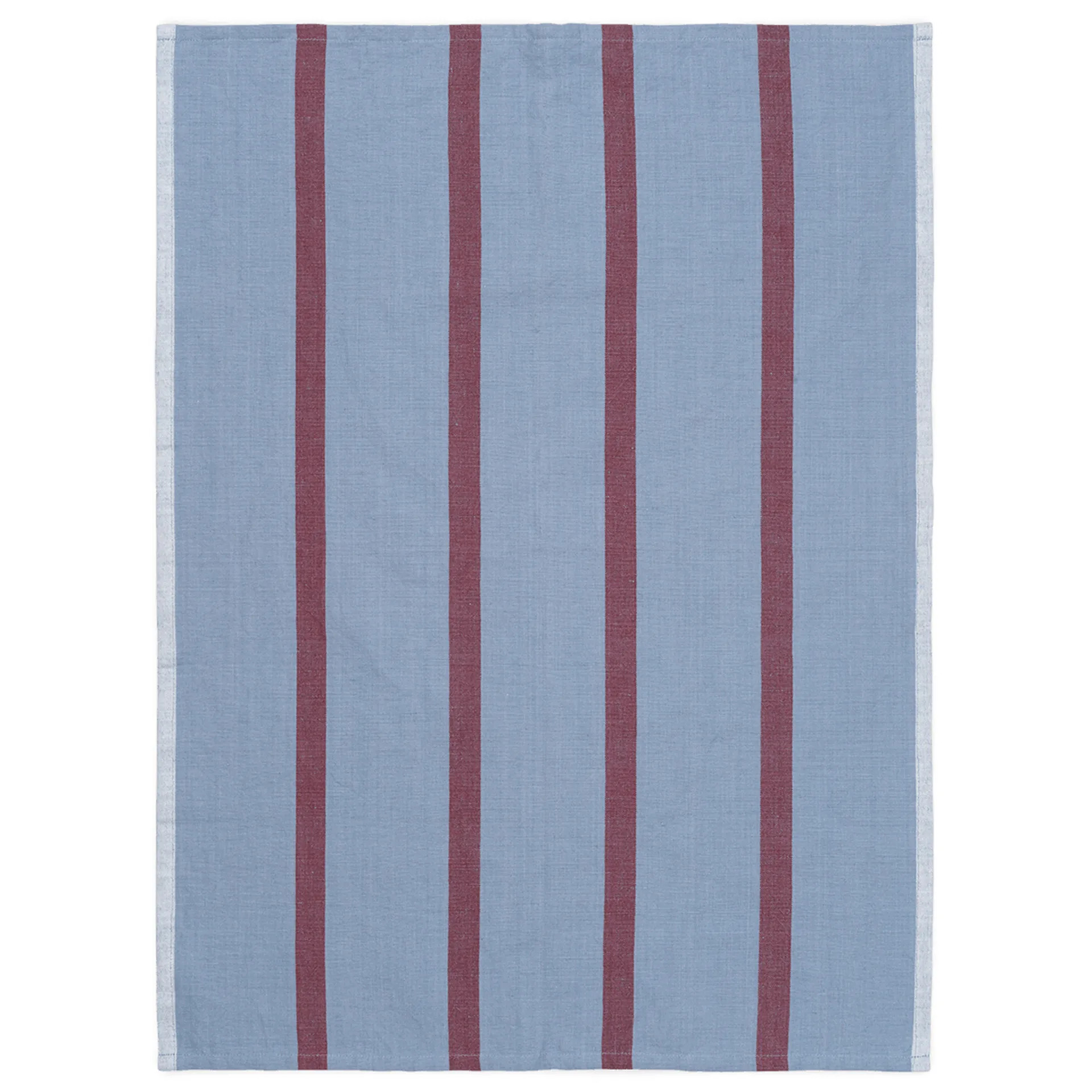 Hale kitchen towel 50x70 cm, Faded blue-burgundy Ferm Living