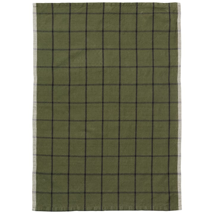 Hale kitchen towel 50x70 cm - Green-black - Ferm Living