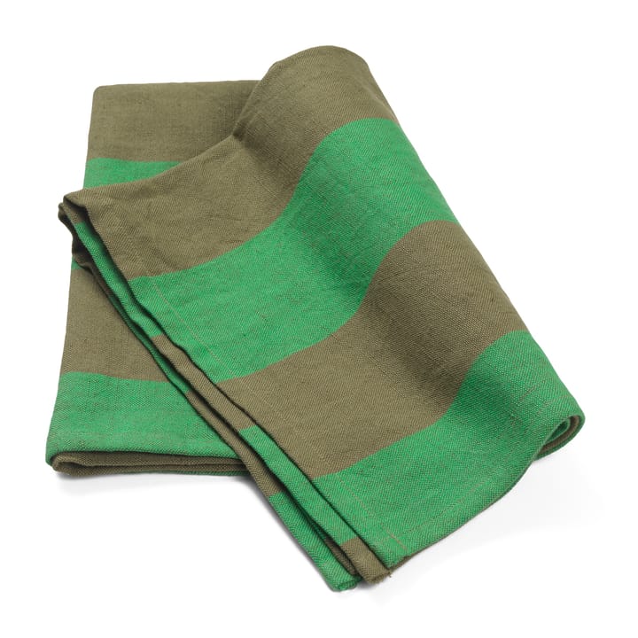 Hale kitchen towel 50x70 cm, Olive-green Ferm Living