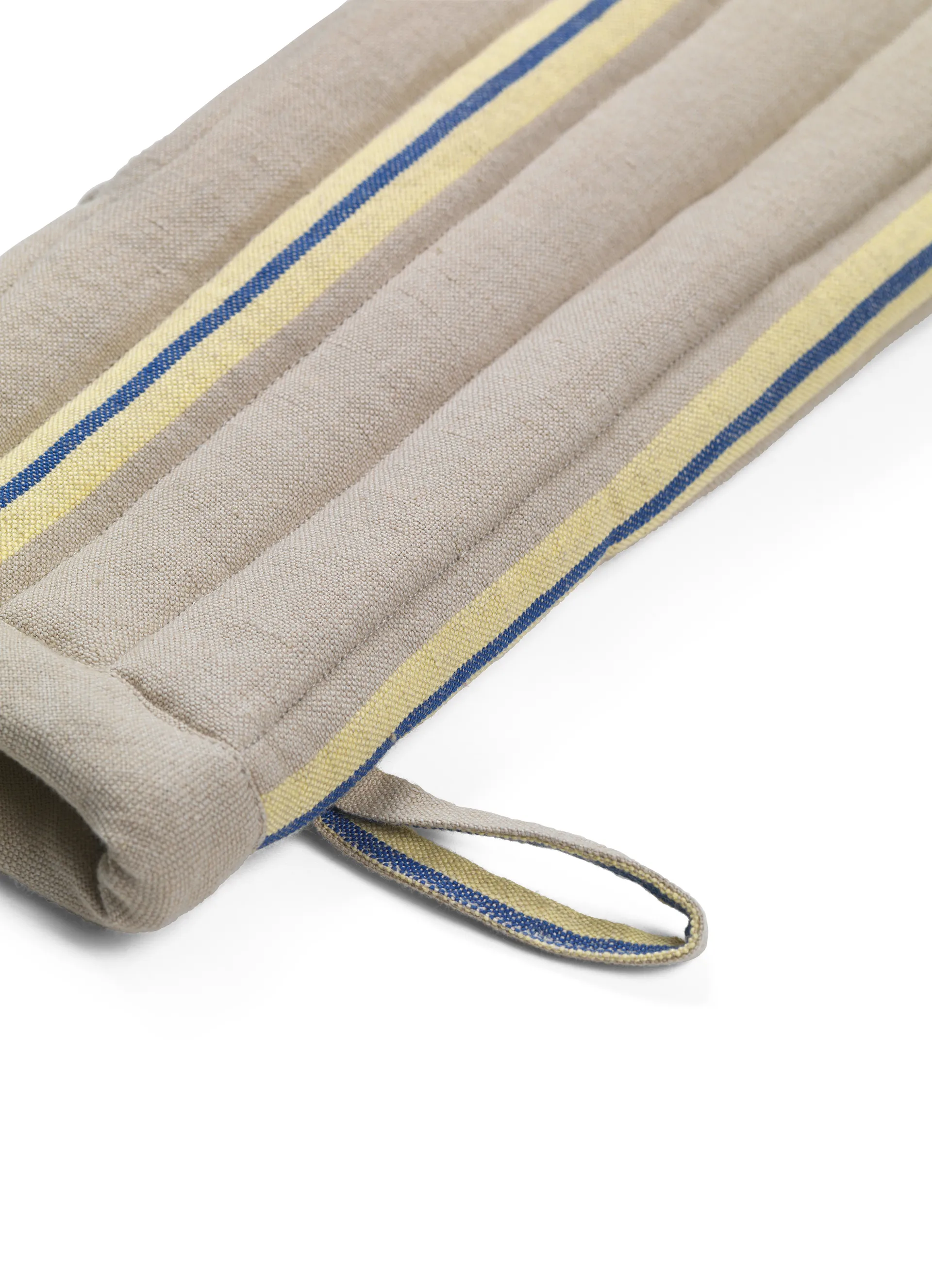 Hale oven glove, Oyster-lemon-bright blue Ferm Living