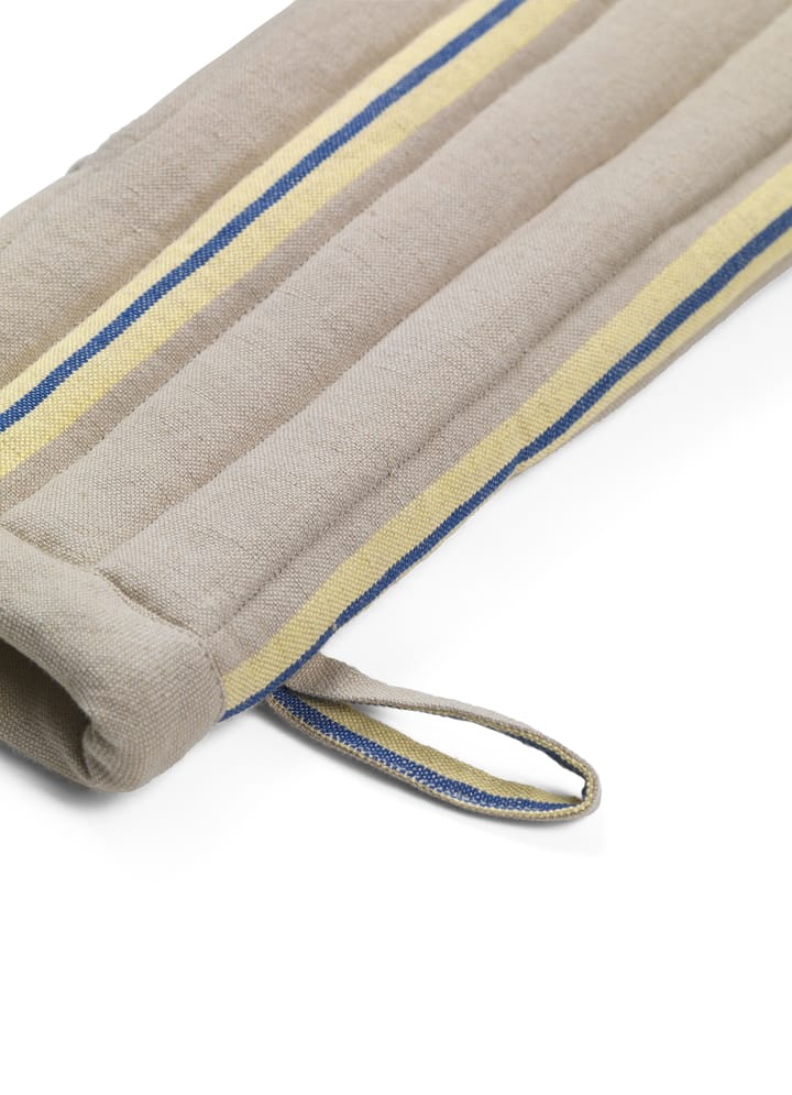 Hale oven glove, Oyster-lemon-bright blue Ferm Living