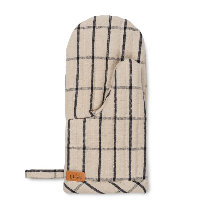 Hale oven glove - sand-black - ferm LIVING