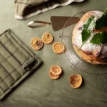 Hale oven mitt 2-pack - green-black - Ferm Living