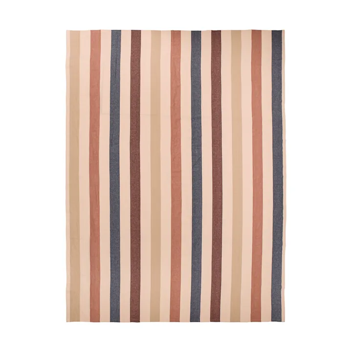 Hale tablecloth - Cashmere-mocha-indigo blue, 150x240 cm - Ferm Living