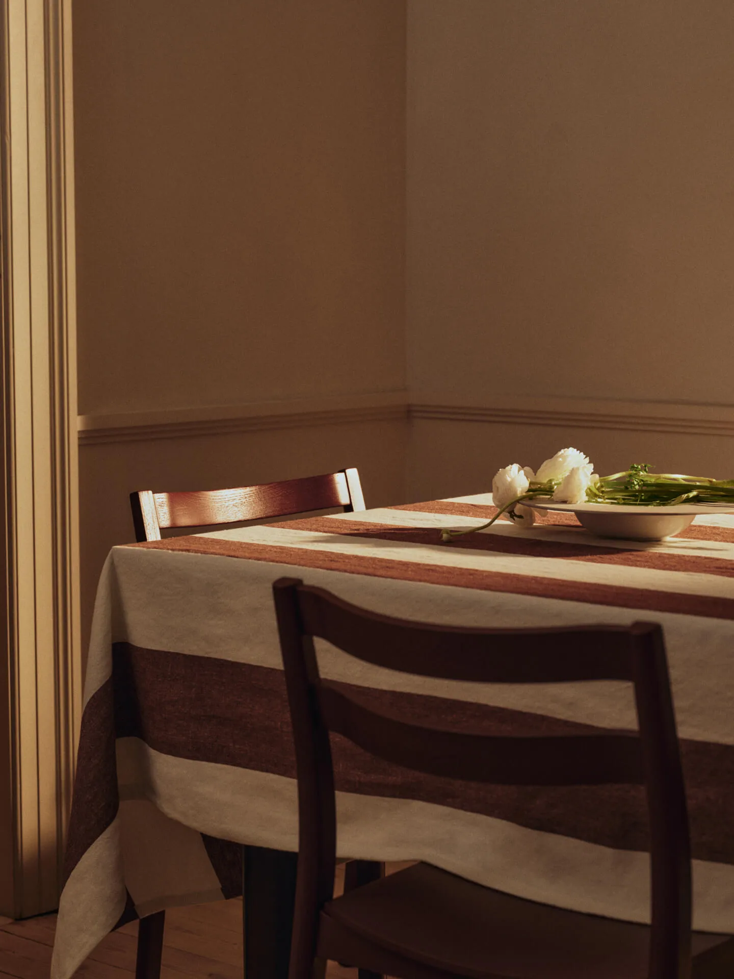 Hale tablecloth, Chestnut-frosted lime, 150x240 cm Ferm Living