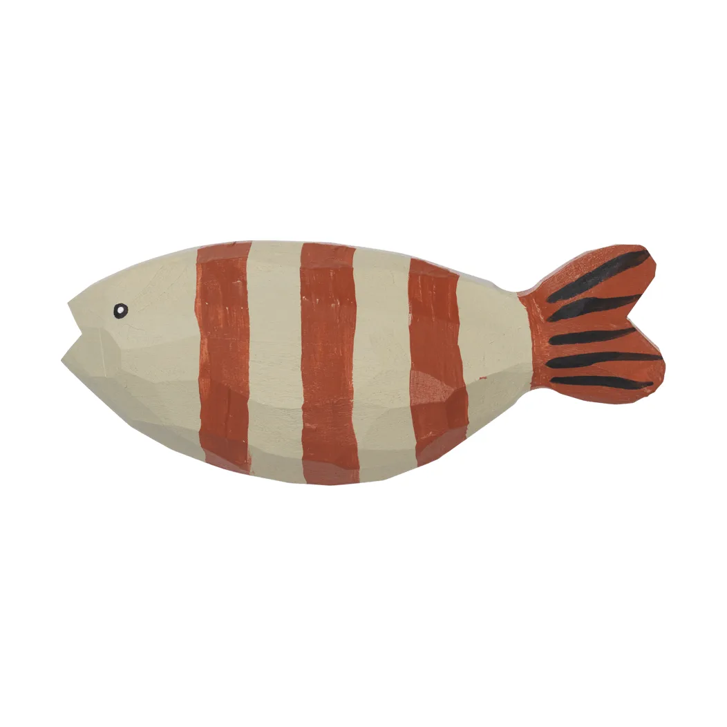 Ferm Living Harbour hook Fisk, Baked Clay-Light Cele