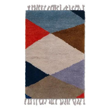 Harlequin wool carpet 80x120 cm - Multi - Ferm Living