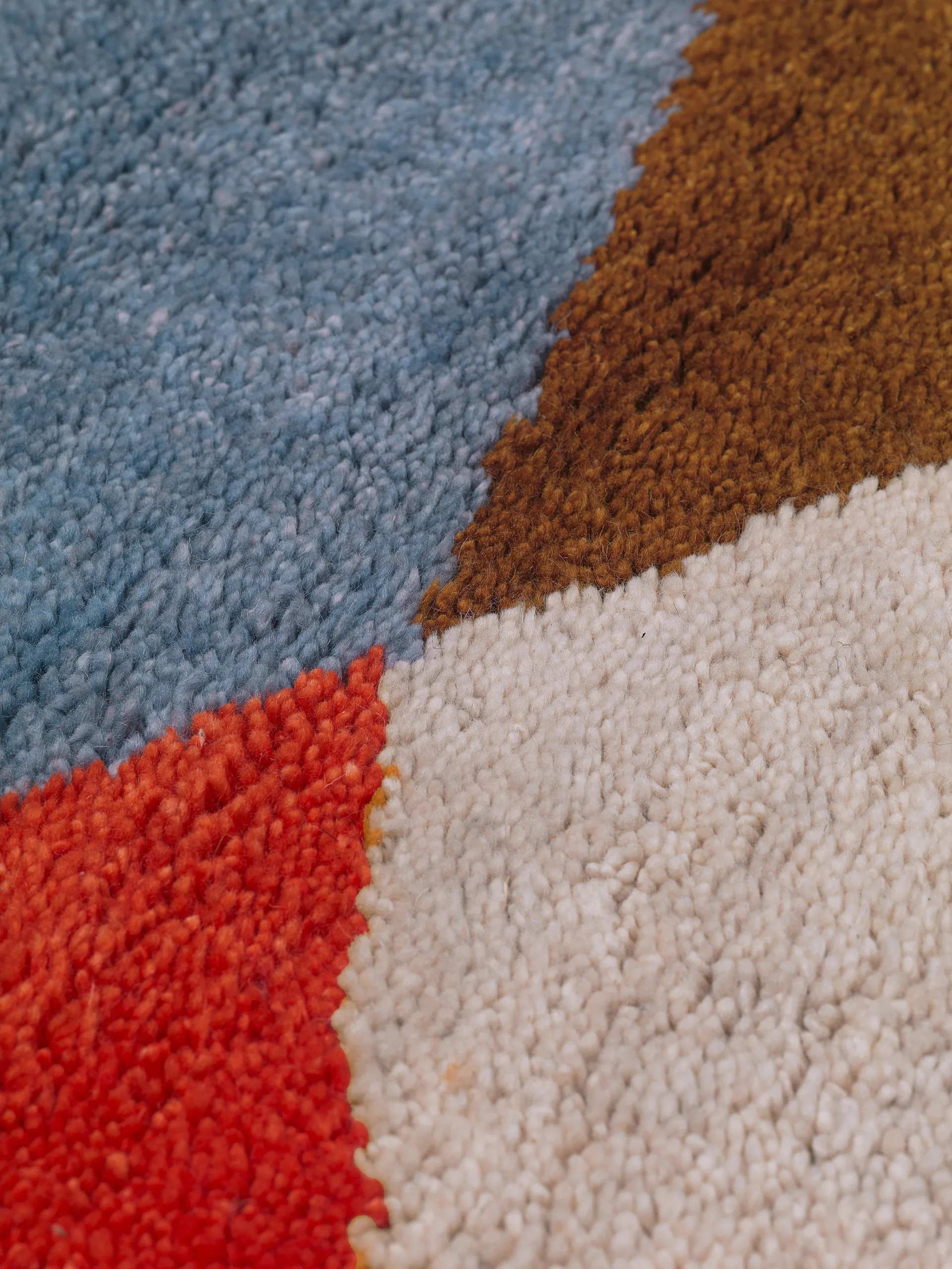 Harlequin wool carpet 80x120 cm, Multi Ferm Living