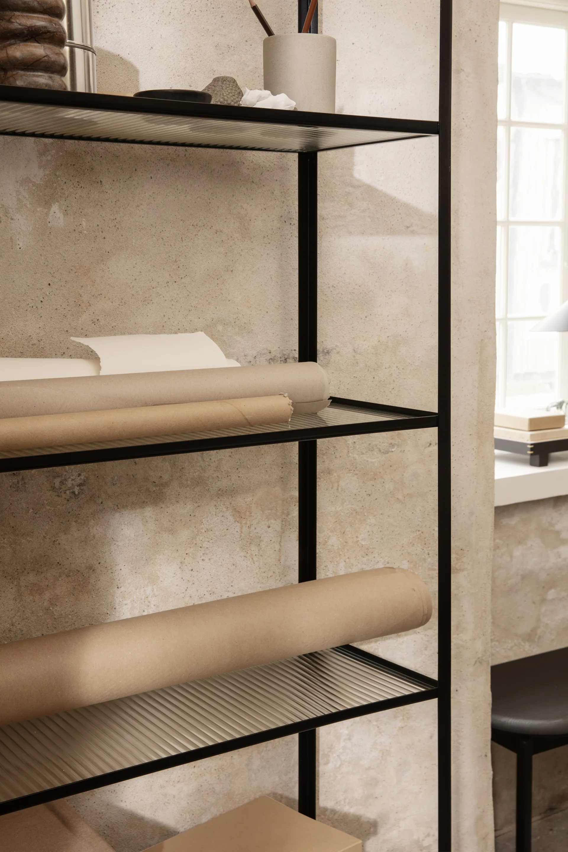 Haze book shelf, Black Ferm Living