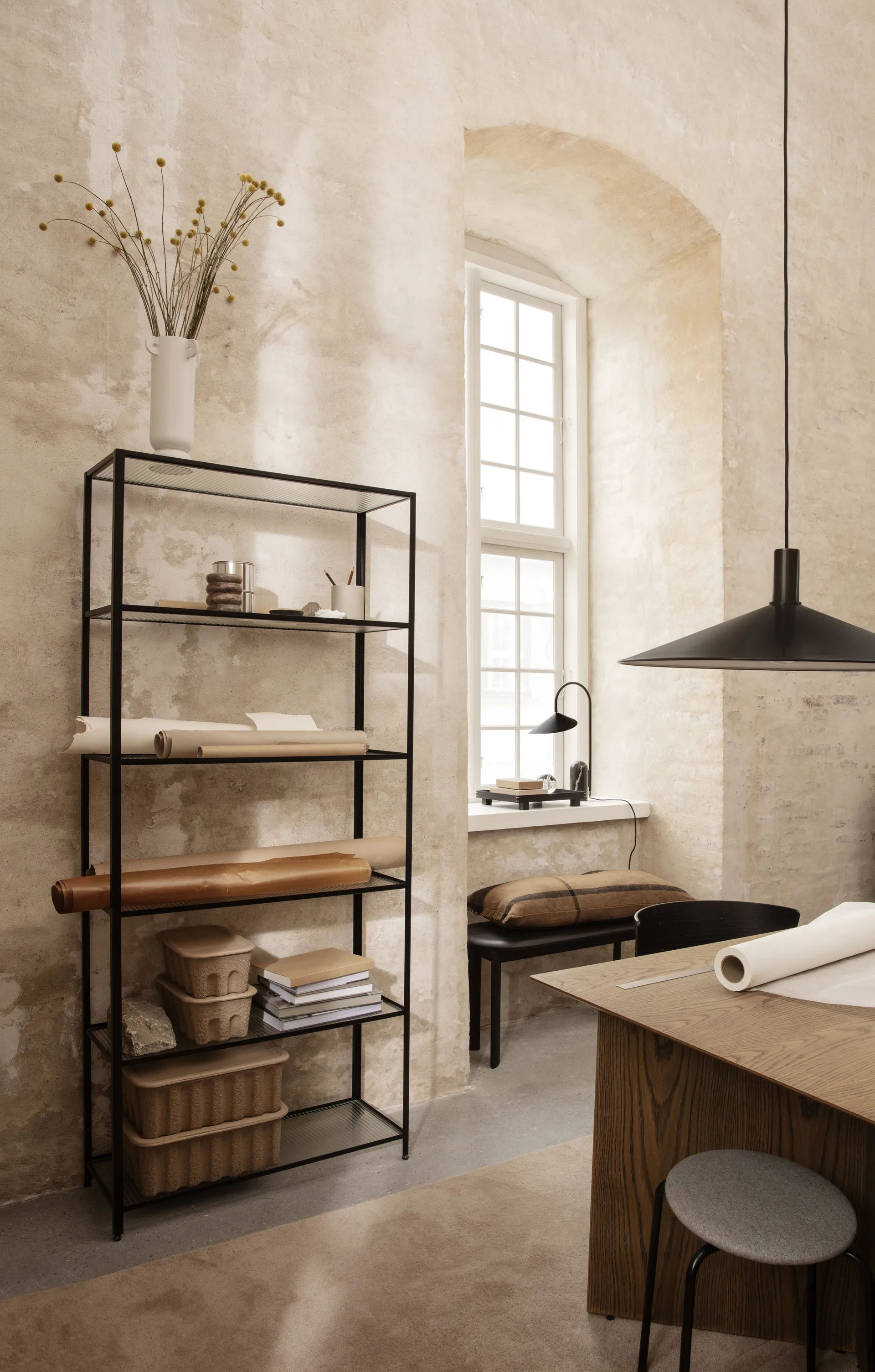 Haze book shelf, Black Ferm Living