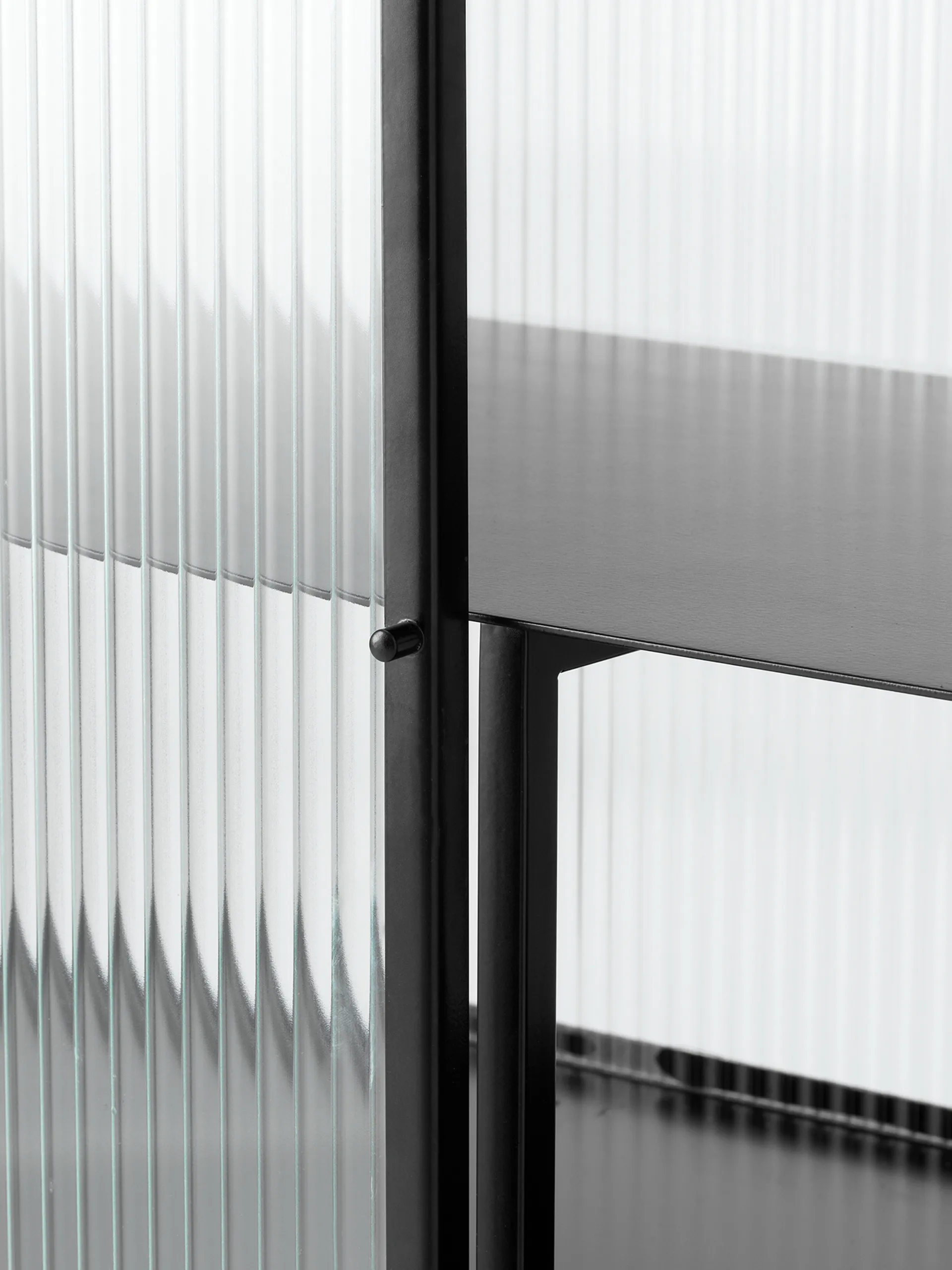 Haze sideboard, Black-wavy glass Ferm Living