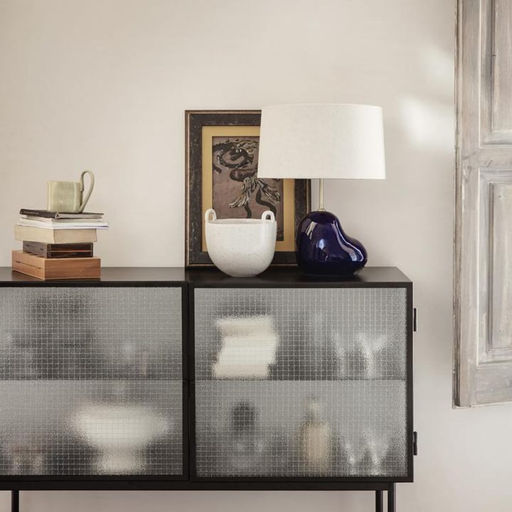 Haze sideboard - Cashmere, wavy glass - ferm LIVING