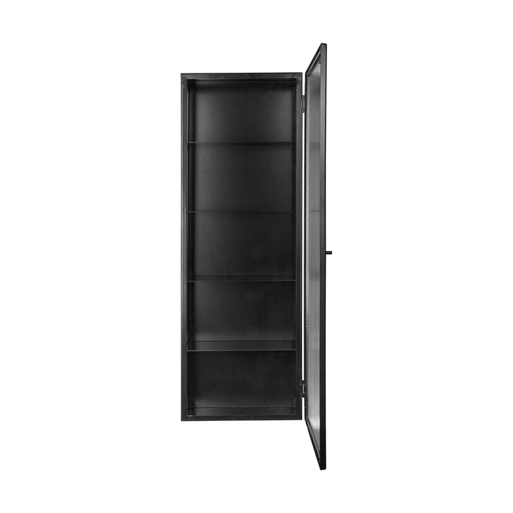Haze wall cabinet 35x100 cm, Black Ferm Living