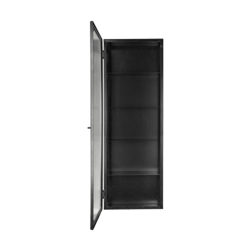 Haze wall cabinet 35x100 cm - Black - Ferm Living