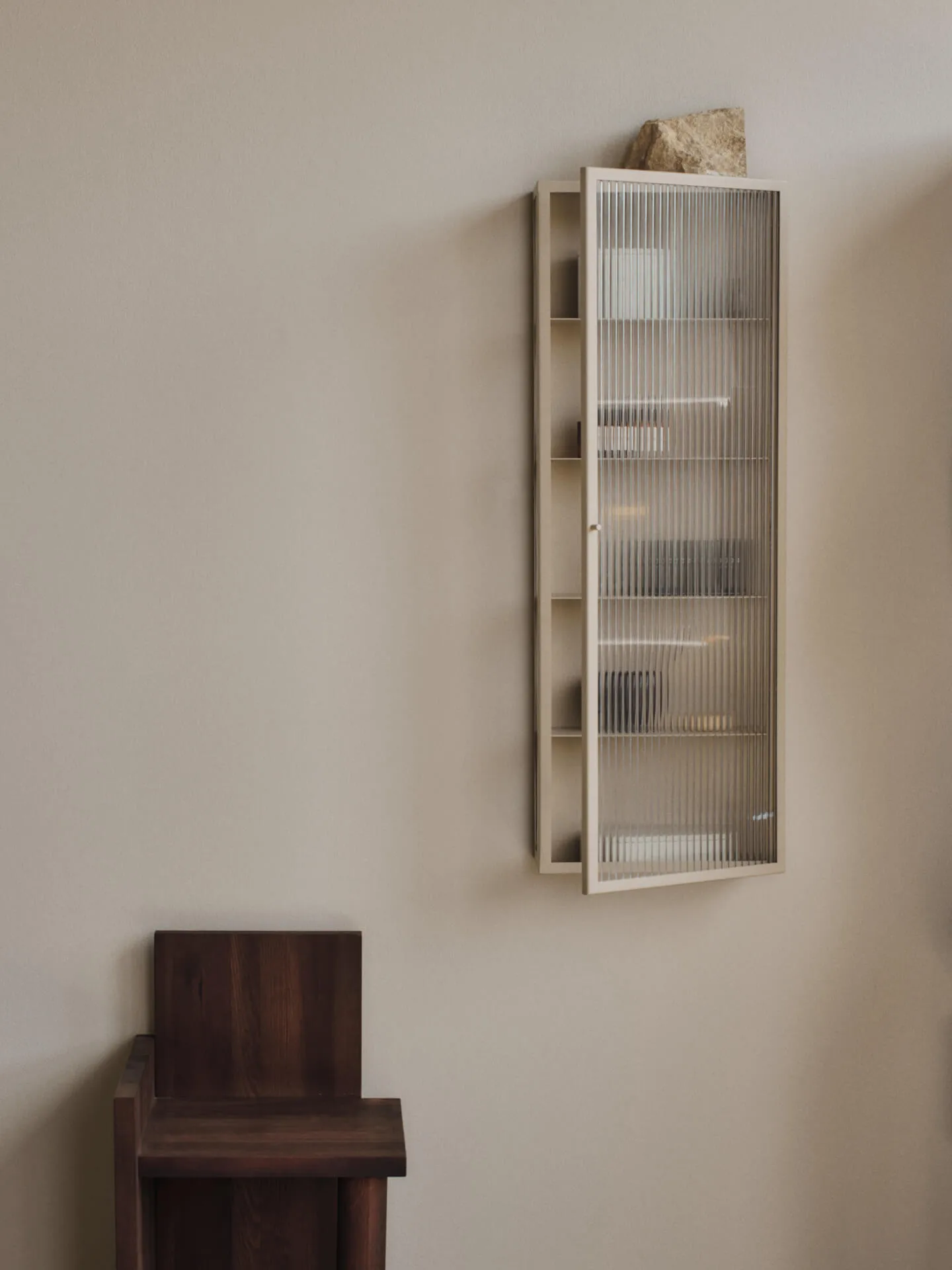 Haze wall cabinet 35x100 cm, Cashmere Ferm Living