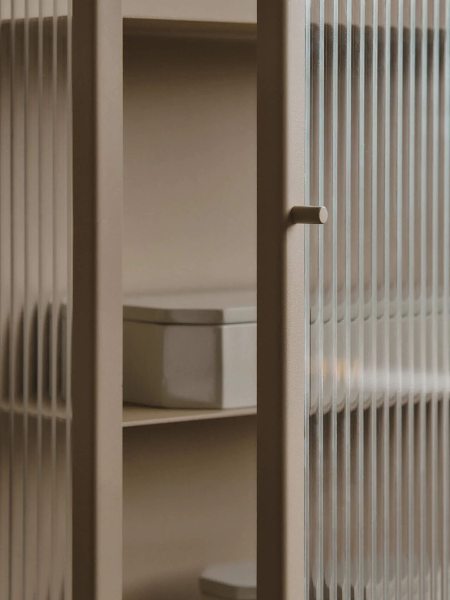Haze wall cabinet 35x100 cm, Cashmere Ferm Living