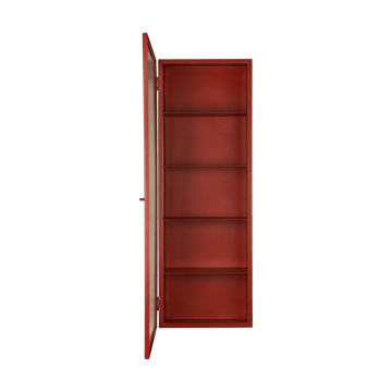 Haze wall cabinet 35x100 cm - Oxide red - Ferm Living