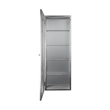 Haze wall cabinet 35x100 cm - Stainless steel - Ferm Living