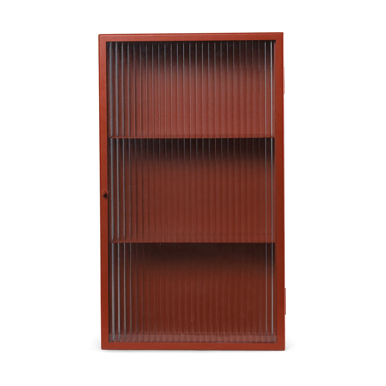 Ferm Living Haze wall cupboard Oxide Red | Scandinavian Design | Display & glass cabinets | Red