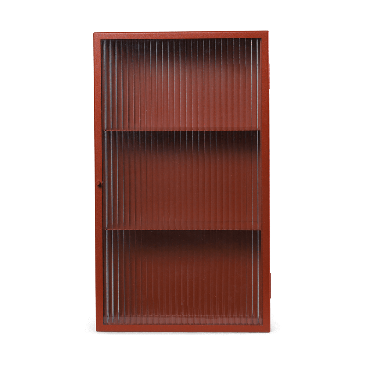 Ferm Living Haze wall cupboard Oxide Red | Scandinavian Design | Display & glass cabinets | Red