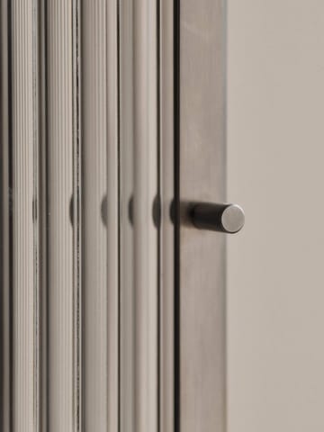 Haze wall cupboard - Reeded glass - stainless steel - Ferm Living