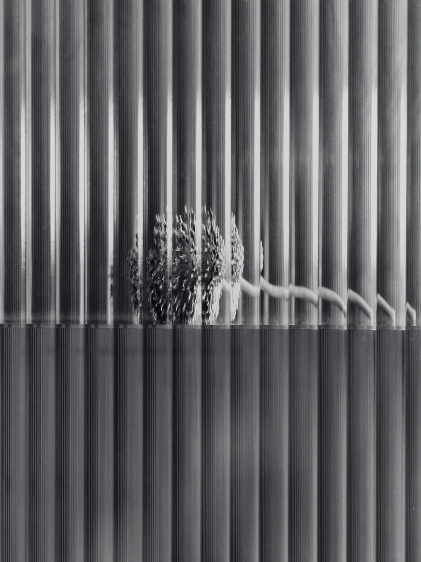 Haze wall cupboard, Reeded glass - stainless steel Ferm Living