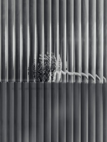 Haze wall cupboard - Reeded glass - stainless steel - Ferm Living