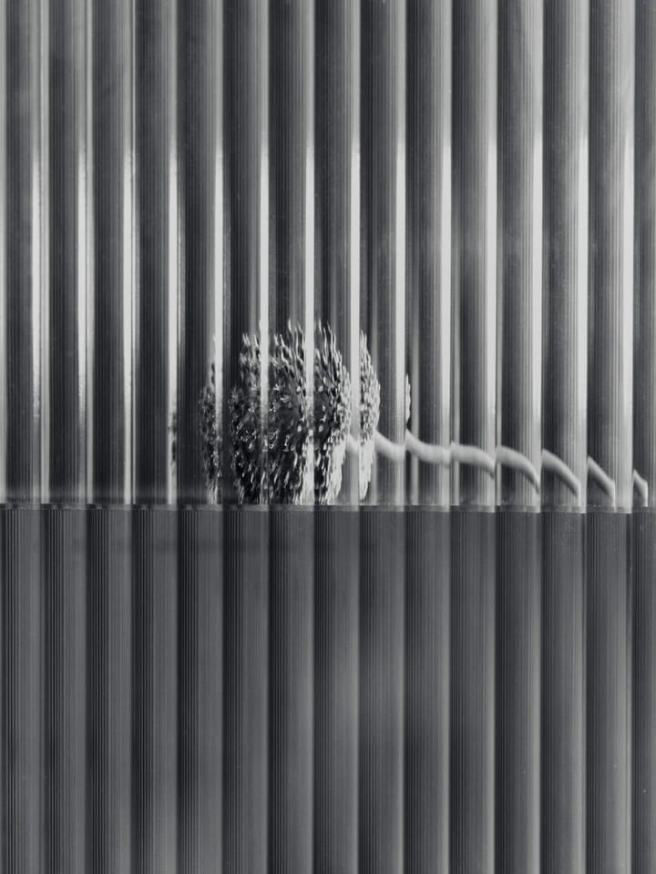 Haze wall cupboard, Reeded glass - stainless steel Ferm Living