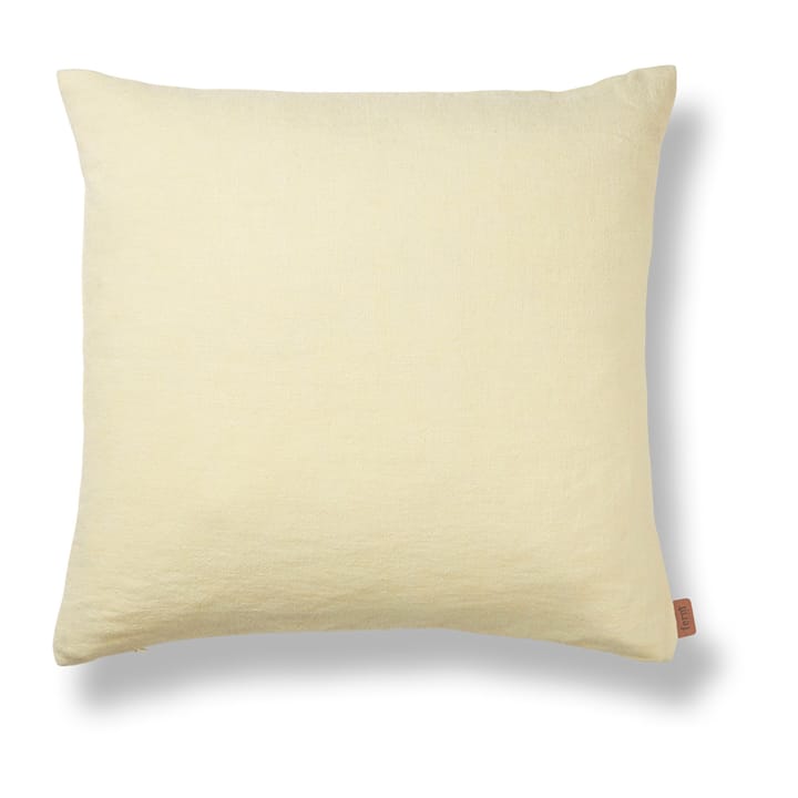 Heavy Linen cushion 50x50 cm - Lemon - Ferm LIVING