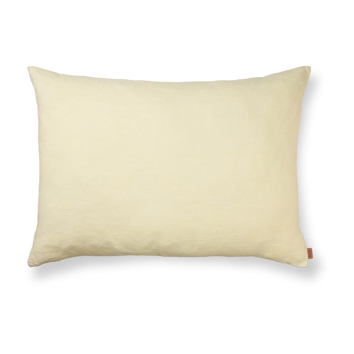 Heavy Linen cushion 60x80 cm - Lemon - Ferm LIVING