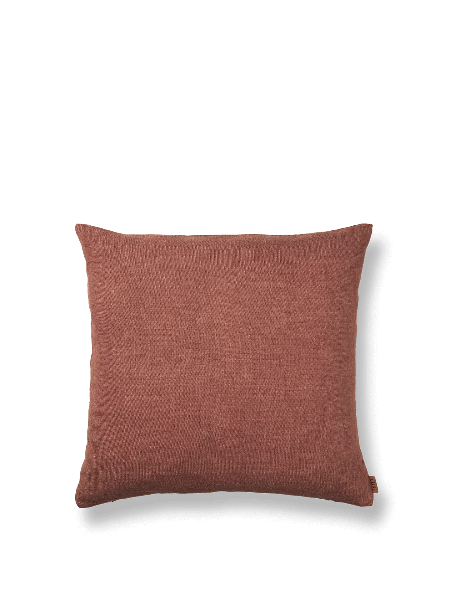 Heavy pillowcase 50x50 cm linen, Berry red Ferm Living