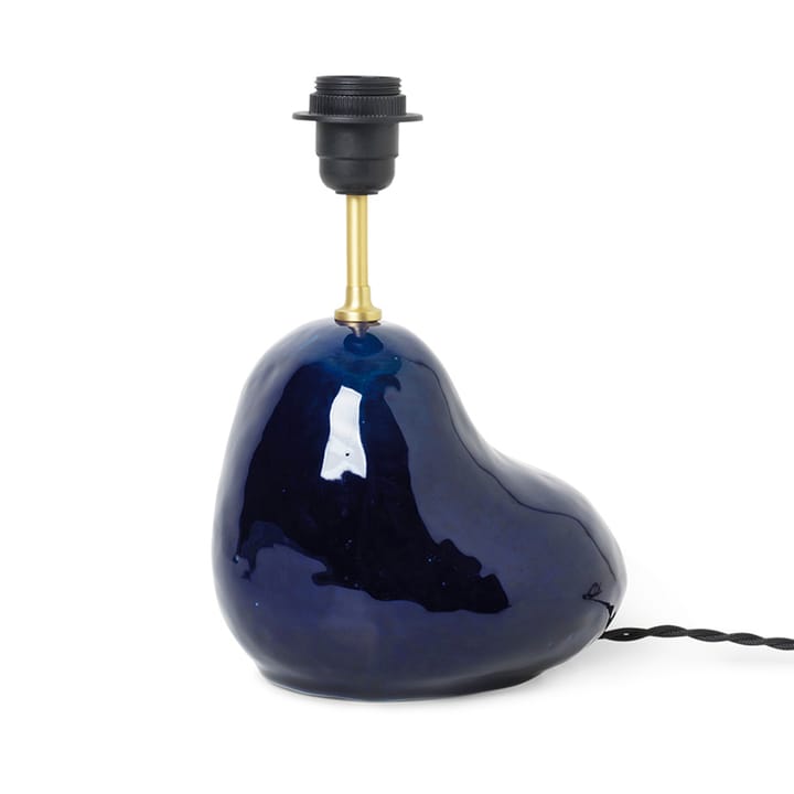 Hebe lamp base small - Deep blue smooth - Ferm LIVING