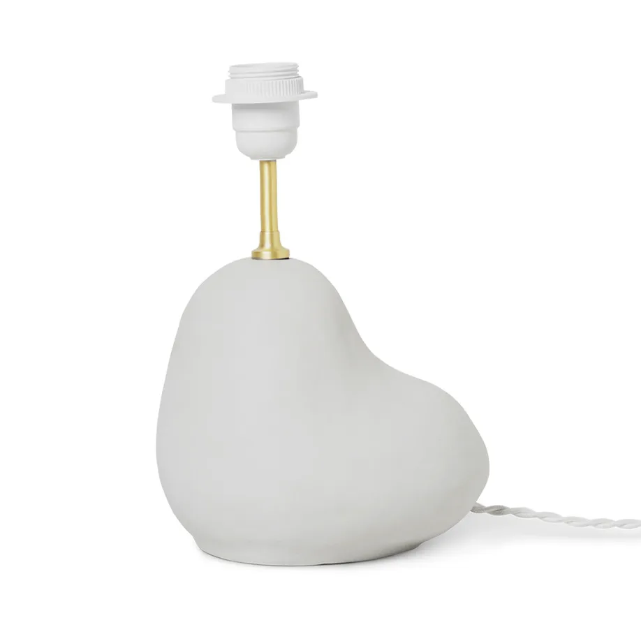 Ferm Living Hebe lamp base small Off-white matt | Scandinavian Design | Lamp bases | White
